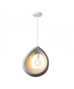 Φωτιστικό οροφής Ferclyn pakoworld E27 ps σε ανοιχτό γκρι 32x24x35εκ