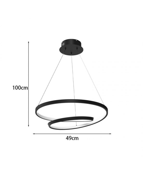 Φωτιστικό οροφής Rexon pakoworld led μέταλλο μαύρο Φ49x12εκ Φωτιστικό οροφής Rexon pakoworld led μέταλλο μαύρο Φ49x12εκ