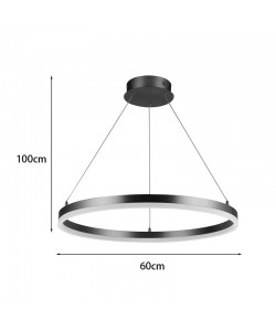 Φωτιστικό οροφής Nebrian pakoworld led μέταλλο χρυσό Φ60x15εκ