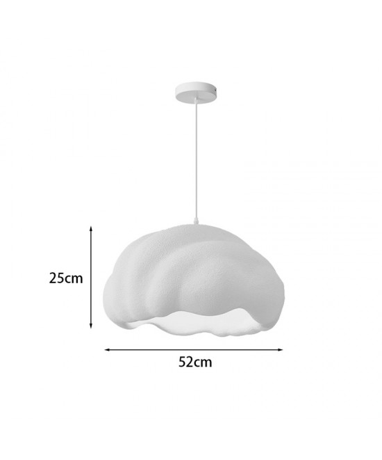 Φωτιστικό οροφής Vomber pakoworld E27 ps λευκό Φ52x28εκ