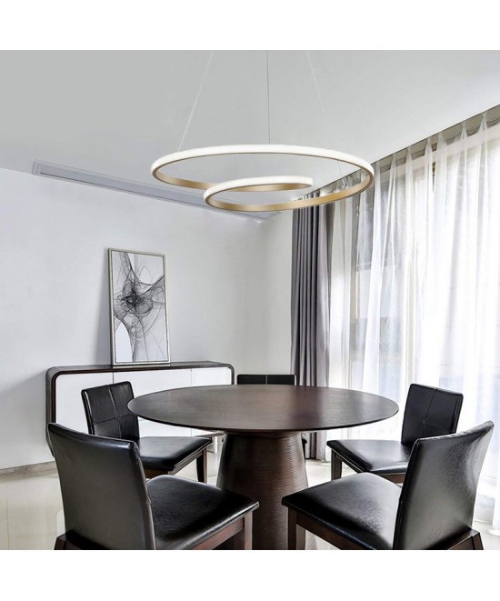 Φωτιστικό οροφής Rexon pakoworld led μέταλλο χρυσό Φ49x12εκ