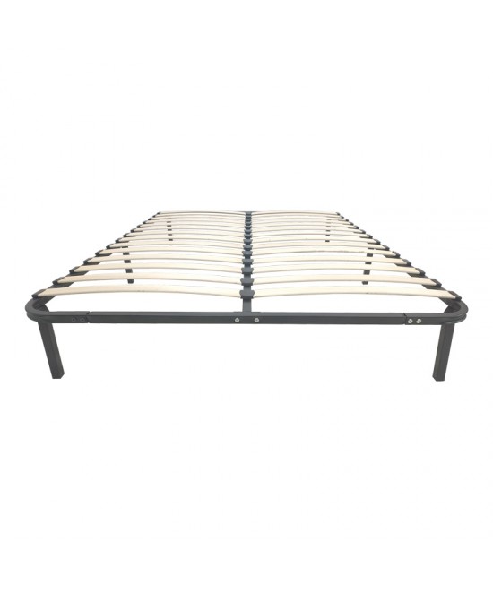 Σομιές μεταλλικός Amaso pakoworld σε μαύρη απόχρωση 160x200x28εκ