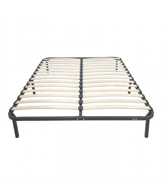 Σομιές μεταλλικός Amaso pakoworld σε μαύρη απόχρωση 160x200x28εκ