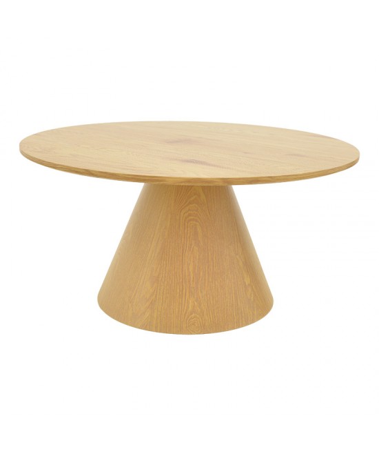 Tραπέζια σαλονιού Donda  pakoworld mdf σετ 2τεμ. sonoma