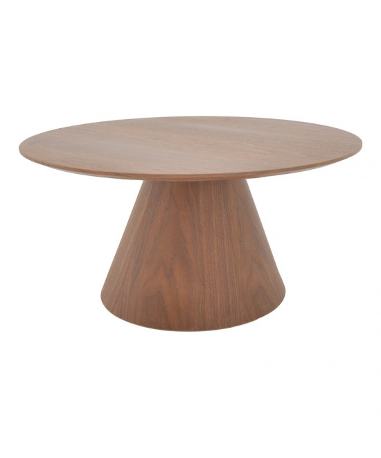 Tραπέζια σαλονιού Donda  pakoworld mdf σετ 2τεμ. καρυδί