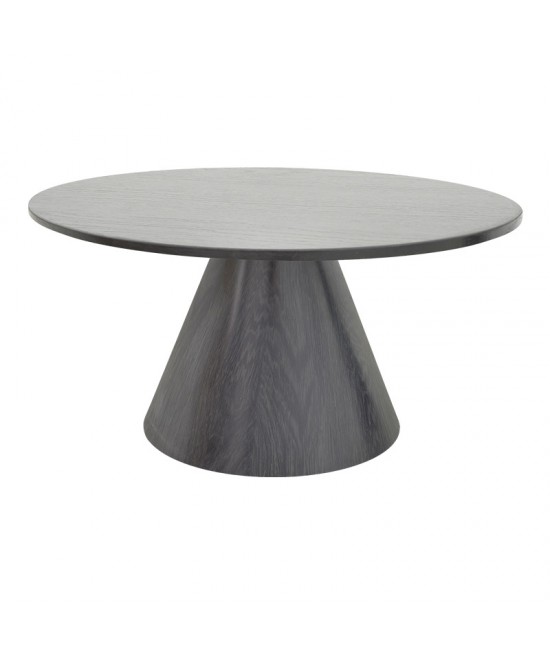 Tραπέζια σαλονιού Donda  pakoworld mdf σετ 2τεμ. μαύρο