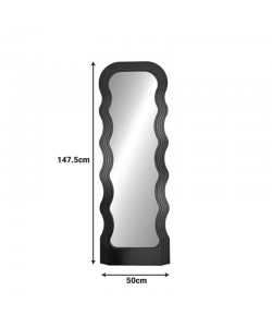 Καθρέπτης Spejo Inart λευκό PP 50x2.8x147.5εκ