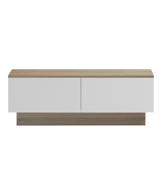 Τραπέζι σαλονιού Winey pakoworld σε sonoma-λευκή απόχρωση 90x60x31.5εκ Τραπέζι σαλονιού Winey pakoworld σε sonoma-λευκή απόχρωση 90x60x31.5εκ