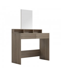 Τουαλέτα κρεβατοκάμαρας Frentsel pakoworld σε sonoma απόχρωση 100x40x140εκ