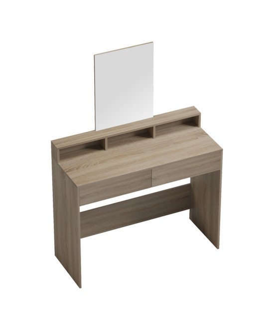 Τουαλέτα κρεβατοκάμαρας Frentsel pakoworld σε sonoma απόχρωση 100x40x140εκ