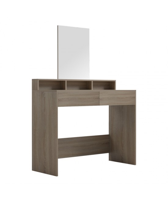 Τουαλέτα κρεβατοκάμαρας Frentsel pakoworld σε sonoma απόχρωση 100x40x140εκ