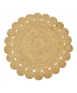 Χαλί Voni Inart φυσικό γιούτα Φ150x1εκ