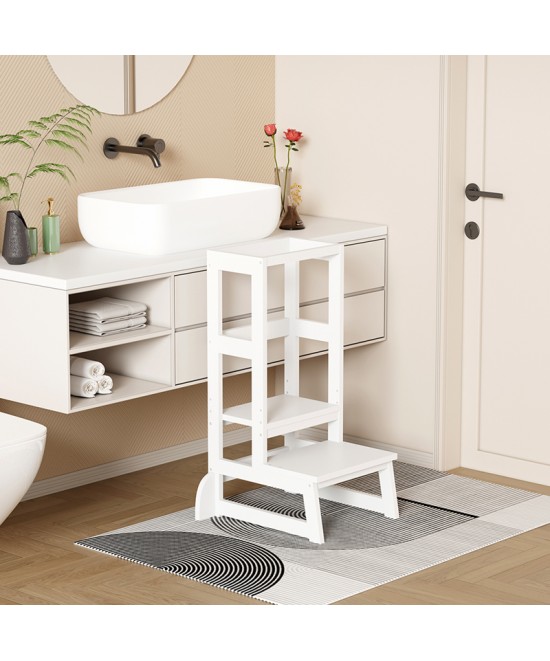 Παιδικός πύργος εκμάθησης Chiquel pakoworld τ.Montessori ξύλο σε λευκή απόχρωση 45.7x51x90εκ Παιδικός πύργος εκμάθησης Chiquel pakoworld τ.Montessori ξύλο σε λευκή απόχρωση 45.7x51x90εκ