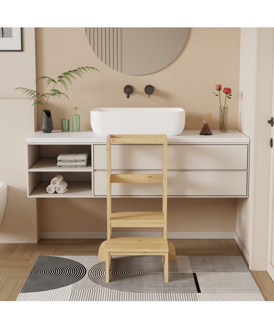 Παιδικός πύργος εκμάθησης Chiquel pakoworld τ.Montessori ξύλο σε φυσική απόχρωση 45.7x51x90εκ Παιδικός πύργος εκμάθησης Chiquel pakoworld τ.Montessori ξύλο σε φυσική απόχρωση 45.7x51x90εκ