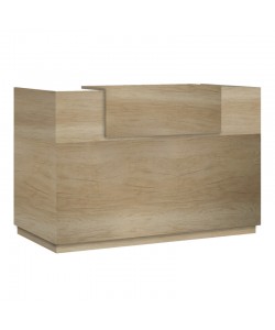 Γραφείο reception Lotus pakoworld σε χρώμα φυσικό 200x70x110εκ