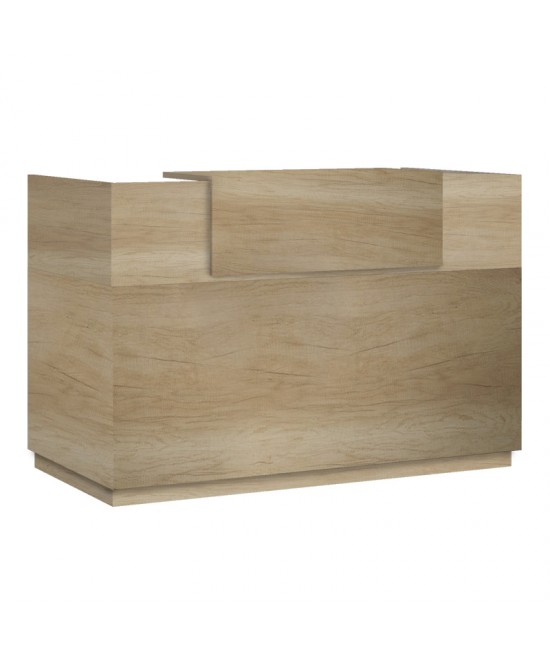 Γραφείο reception Lotus pakoworld σε χρώμα φυσικό 200x70x110εκ Γραφείο reception Lotus pakoworld σε χρώμα φυσικό 200x70x110εκ