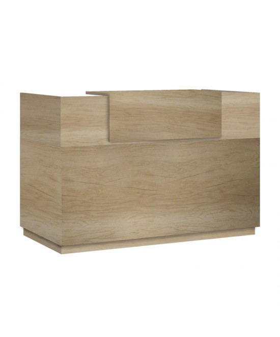 Γραφείο reception Lotus pakoworld σε χρώμα φυσικό 180x70x110εκ Γραφείο reception Lotus pakoworld σε χρώμα φυσικό 180x70x110εκ