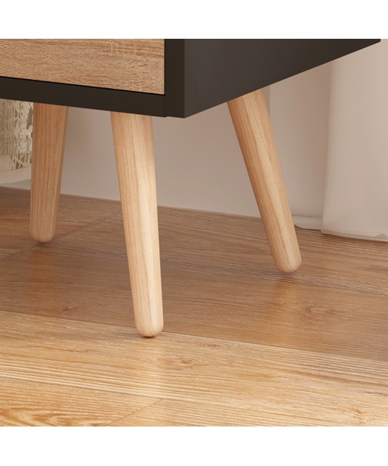 Κομοδίνο Selma pakoworld σε μαύρη-sonoma απόχρωση 29.7x29.7x45εκ Κομοδίνο Selma pakoworld σε μαύρη-sonoma απόχρωση 29.7x29.7x45εκ