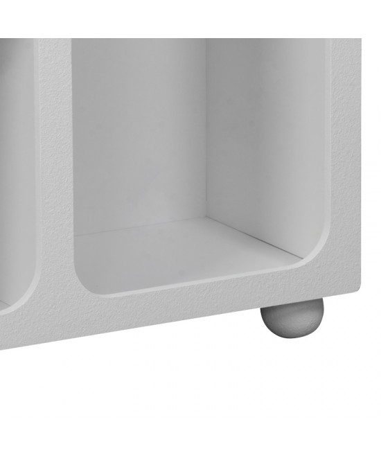 Μπουφές Emersi pakoworld με ράφια mdf σε λευκή απόχρωση 164x34x76εκ Μπουφές Emersi pakoworld με ράφια mdf σε λευκή απόχρωση 164x34x76εκ