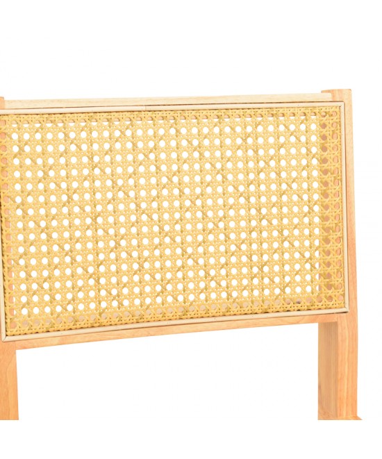 Καρέκλα Winslow pakoworld rubberwood-rattan σε φυσική απόχρωση 46x58x80εκ Καρέκλα Winslow pakoworld rubberwood-rattan σε φυσική απόχρωση 46x58x80εκ