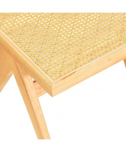 Καρέκλα Winslow pakoworld rubberwood-rattan σε φυσική απόχρωση 46x58x80εκ Καρέκλα Winslow pakoworld rubberwood-rattan σε φυσική απόχρωση 46x58x80εκ