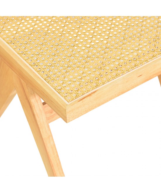 Καρέκλα Winslow pakoworld rubberwood-rattan σε φυσική απόχρωση 46x58x80εκ Καρέκλα Winslow pakoworld rubberwood-rattan σε φυσική απόχρωση 46x58x80εκ