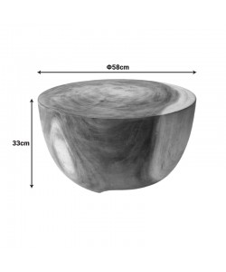 Βοηθητικό τραπέζι Notive pakoworld suar ξύλο σε φυσική απόχρωση Φ58x33εκ Βοηθητικό τραπέζι Notive pakoworld suar ξύλο σε φυσική απόχρωση Φ58x33εκ