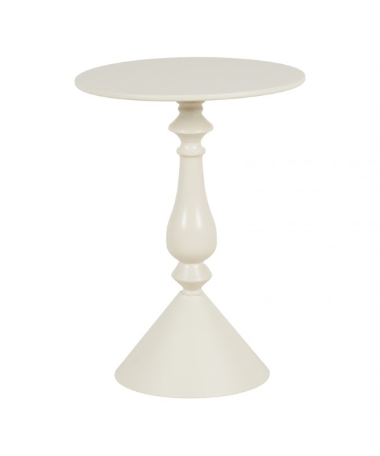 Βοηθητικό τραπέζι Lalou pakoworld μέταλλο σε κρέμα απόχρωση Φ40x55εκ Βοηθητικό τραπέζι Lalou pakoworld μέταλλο σε κρέμα απόχρωση Φ40x55εκ