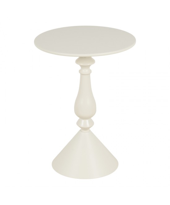 Βοηθητικό τραπέζι Lalou pakoworld μέταλλο σε κρέμα απόχρωση Φ40x55εκ Βοηθητικό τραπέζι Lalou pakoworld μέταλλο σε κρέμα απόχρωση Φ40x55εκ