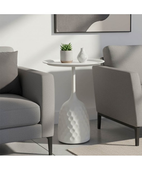 Βοηθητικό τραπέζι Waini pakoworld μέταλλο σε κρεμα απόχρωση Φ39x60εκ Βοηθητικό τραπέζι Waini pakoworld μέταλλο σε κρεμα απόχρωση Φ39x60εκ