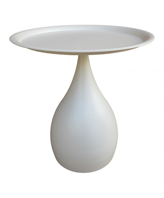 Βοηθητικό τραπέζι Samino pakoworld μέταλλο σε κρεμ απόχρωση Φ39x42εκ Βοηθητικό τραπέζι Samino pakoworld μέταλλο σε κρεμ απόχρωση Φ39x42εκ