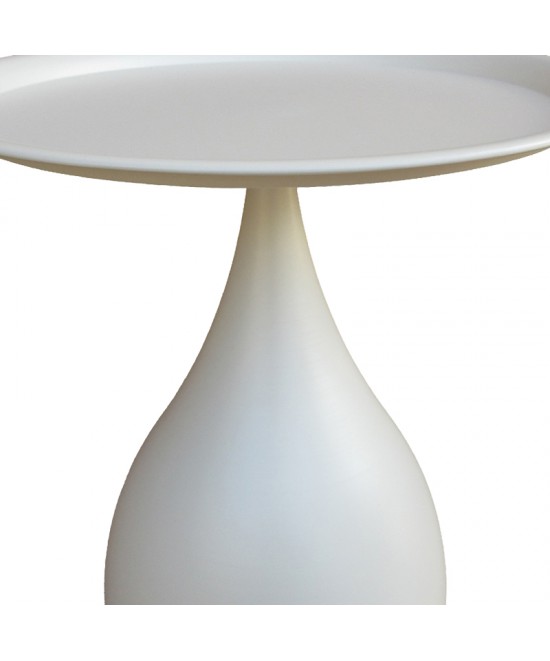 Βοηθητικό τραπέζι Samino pakoworld μέταλλο σε κρεμ απόχρωση Φ39x42εκ Βοηθητικό τραπέζι Samino pakoworld μέταλλο σε κρεμ απόχρωση Φ39x42εκ