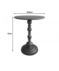 Βοηθητικό τραπέζι Anesor pakoworld μέταλλο σε κρεμ απόχρωση Φ40x52εκ Βοηθητικό τραπέζι Anesor pakoworld μέταλλο σε κρεμ απόχρωση Φ40x52εκ