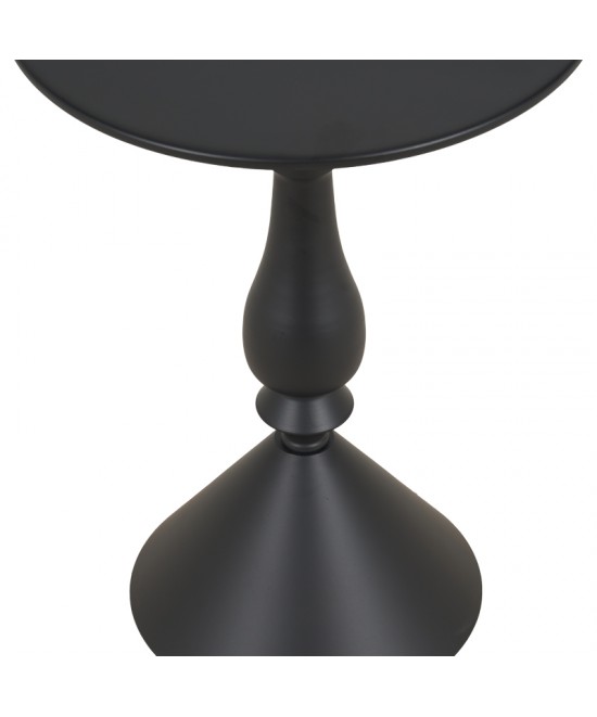 Βοηθητικό τραπέζι Lalou pakoworld μέταλλο σε μαύρη απόχρωση Φ40x55εκ Βοηθητικό τραπέζι Lalou pakoworld μέταλλο σε μαύρη απόχρωση Φ40x55εκ