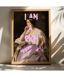 Πίνακας Richy pakoworld με ψηφιακή εκτύπωση και πλαίσιο 70x2x50εκ