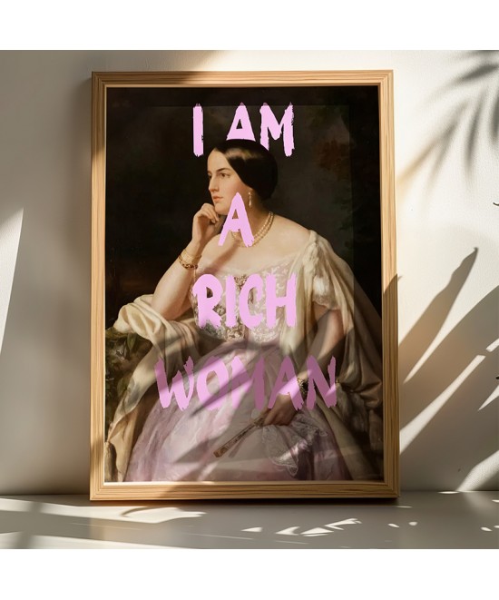 Πίνακας Richy pakoworld με ψηφιακή εκτύπωση και πλαίσιο 70x2x50εκ