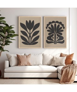 Πίνακας Tianta pakoworld δίπτυχος με ψηφιακή εκτύπωση και πλαίσιο 33x1.5x48εκ