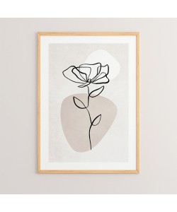 Πίνακας Bevo pakoworld με ψηφιακή εκτύπωση και πλαίσιο 33x1.5x48εκ