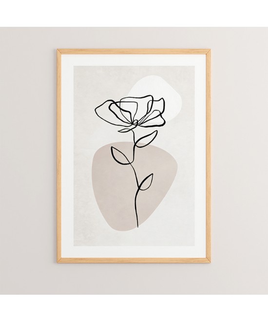 Πίνακας Bevo pakoworld με ψηφιακή εκτύπωση και πλαίσιο 33x1.5x48εκ