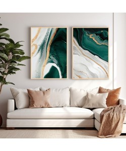 Πίνακας Sesonbe pakoworld δίπτυχος με ψηφιακή εκτύπωση και πλαίσιο 33x1.5x48εκ