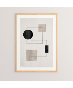 Πίνακας Squnto pakoworld με ψηφιακή εκτύπωση και πλαίσιο 33x1.5x48εκ