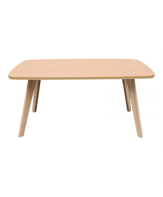 Τραπέζι σαλονιού Komela mdf σε φυσική απόχρωση 100x48x45cm