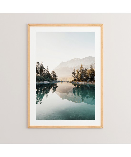 Πίνακας Deren pakoworld με ψηφιακή εκτύπωση και πλαίσιο 33x1.5x48εκ