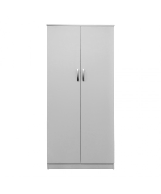 Ντουλάπα δίφυλλη Lego pakoworld σε λευκή απόχρωση 80x42x180εκ