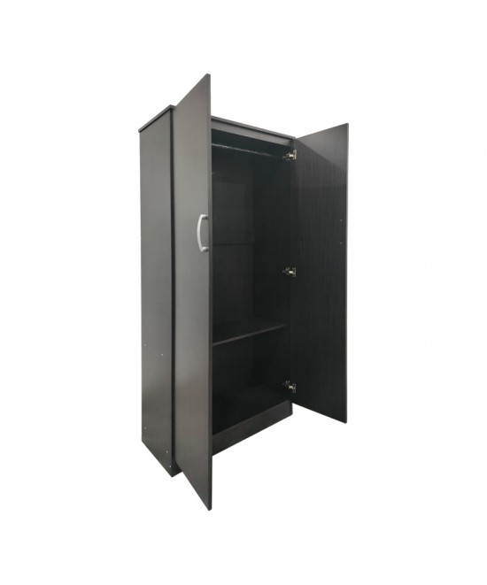 Ντουλάπα δίφυλλη Lego pakoworld σε wenge απόχρωση 80x42x180εκ