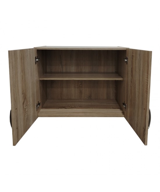 Πατάρι ντουλάπας δίφυλλο Lego pakoworld σε oak απόχρωση 79x41.5x60εκ