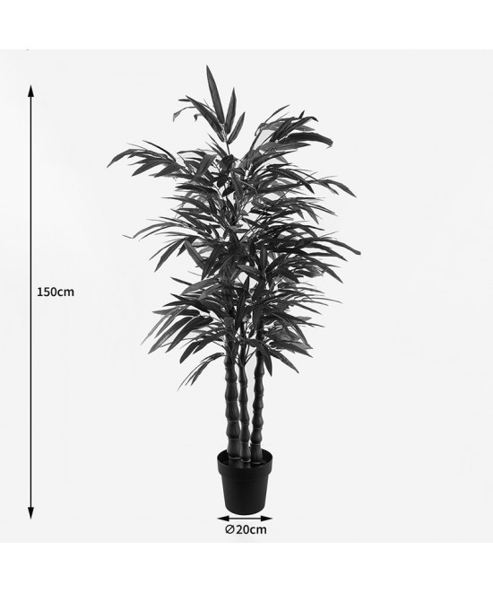 Διακοσμητικό φυτό σε γλάστρα Arti Bamboo Inart πράσινο Φ70x150εκ