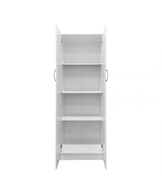 Ντουλάπα δίφυλλη Lego pakoworld σε λευκή απόχρωση 60x42x180εκ