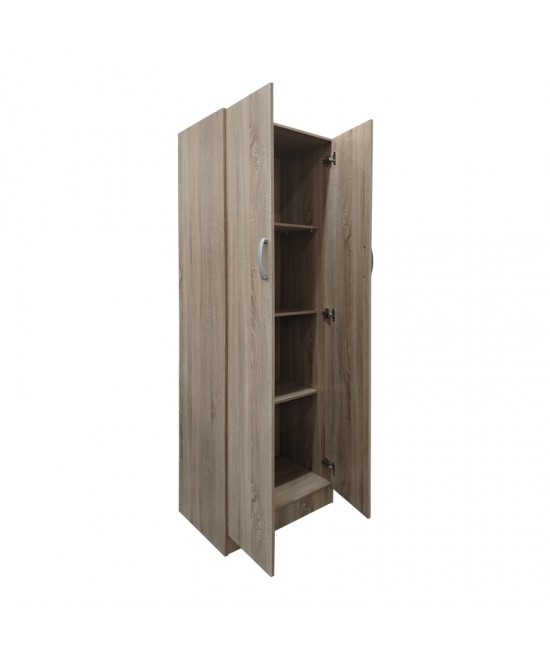 Ντουλάπα δίφυλλη Lego pakoworld σε oak απόχρωση 60x42x180εκ