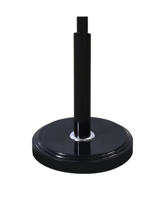 Καλόγερος Portu pakoworld μέταλλο σε μαύρη-φυσική απόχρωση Φ30x170εκ